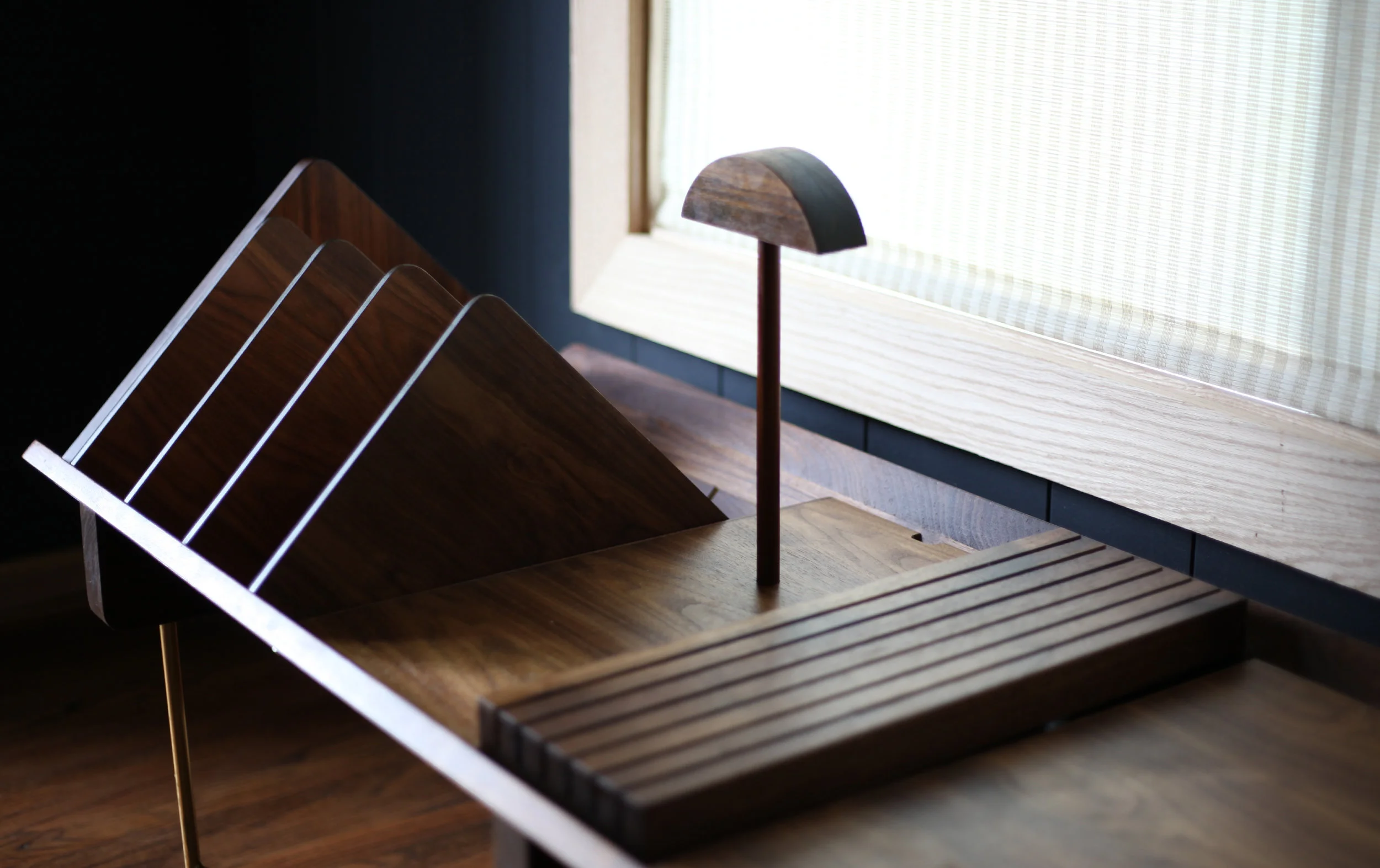 Open 45 Record Credenza: Modern Vinyl Storage and Display — Geology